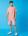Pique Oversize T-Shirt in Coral - Usolo Outfitters-KOTON