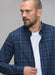 Plaid Button-Down Shirt in Indigo Blue - Usolo Outfitters-PEOPLE BY FABRIKA
