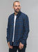 Plaid Button-Down Shirt in Indigo Blue - Usolo Outfitters-PEOPLE BY FABRIKA