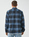 Plaid Heavy Flannel Shirt in Blue - Usolo Outfitters-KOTON
