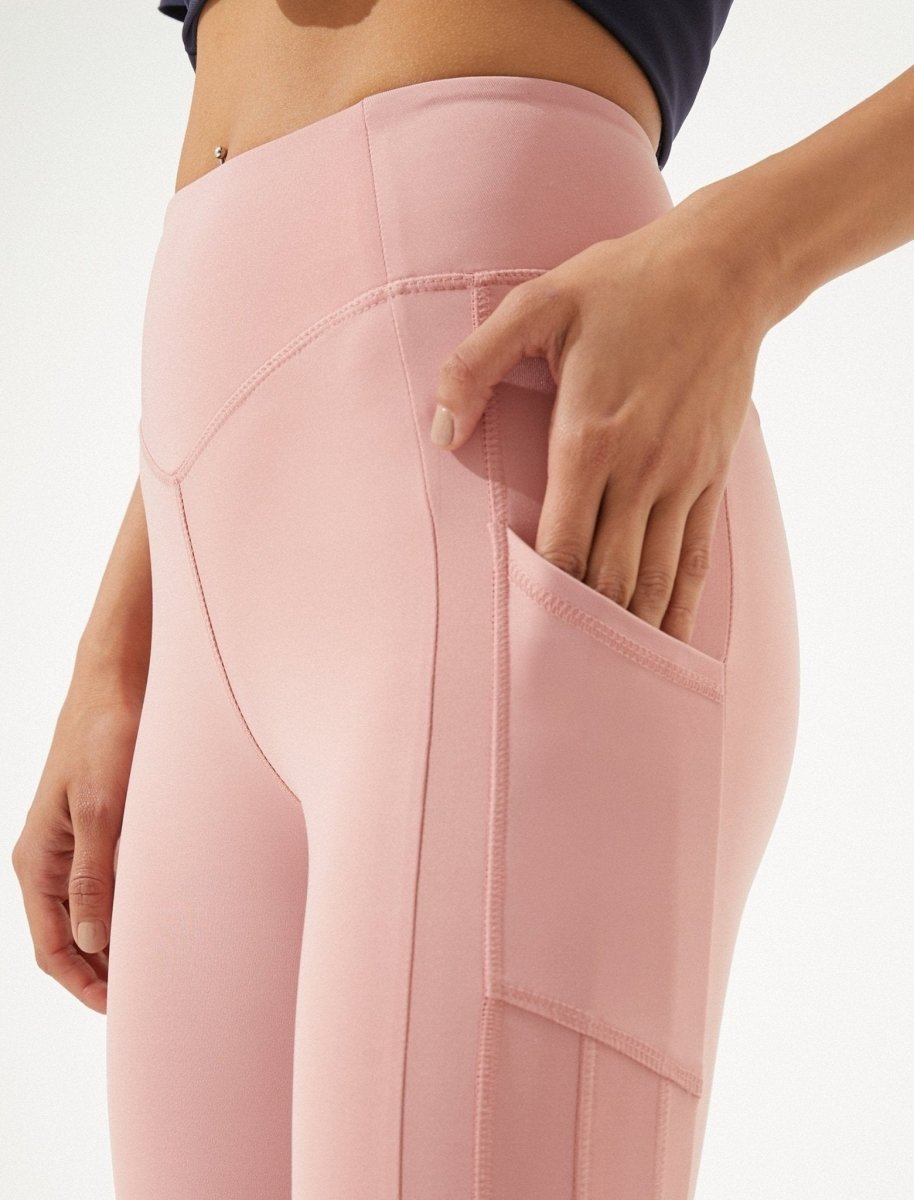 Power Workout Leggings in Rose - Usolo Outfitters-KOTON