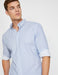 Printed Button-Down Shirt in Blue - Usolo Outfitters-KOTON
