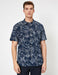Printed SS Shirt in Navy - Usolo Outfitters-KOTON