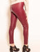 PUCKA VEGAN LEATHER LEGGING IN BURGUNDY - Usolo Outfitters-Usolo Outfitters
