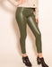 Pucka Vegan Leather Legging in Khaki - Usolo Outfitters-Usolo Outfitters