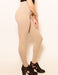 Ribbed Tight Leggings in Beige - Usolo Outfitters-Usolo Outfitters