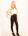 Ribbed Tight Leggings in Black - Usolo Outfitters-Usolo Outfitters