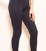 Ribbed Tight Leggings in Navy - Usolo Outfitters-Usolo Outfitters