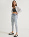 Ripped Mom Jeans in Light Indigo - Usolo Outfitters-KOTON