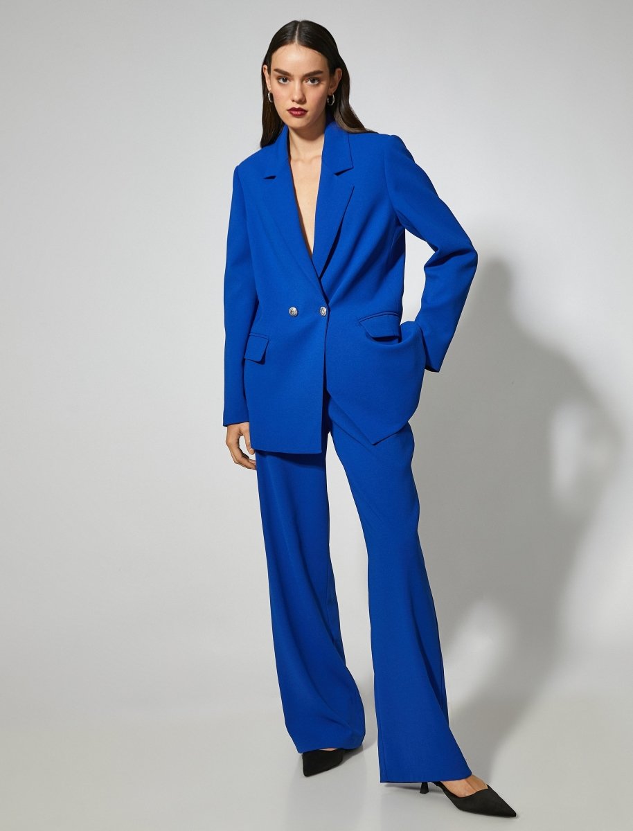 Royal Blue Blazers Women's - Usolo Outfitters Royal Blue Blazers Women's - Usolo Outfitters