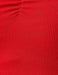 Débardeur côtelé froncé rouge - Usolo Outfitters-KOTON
