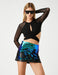 Sequin Mini Skirt in Green - Usolo Outfitters-KOTON