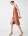 Sleeveless Button Down Dress in Clay - Usolo Outfitters-KOTON