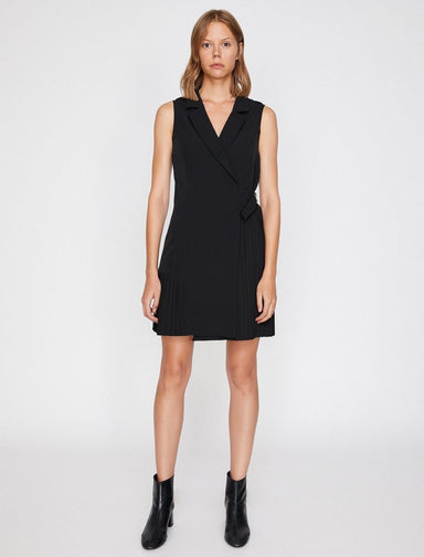 Sleeveless Waist-Tie Dress - Usolo Outfitters-KOTON