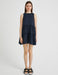 Sleevelss Tiered Mini Dress in Navy - Usolo Outfitters-KOTON