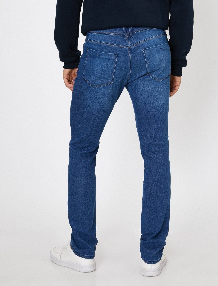 Slim Fit Brad Jeans in Medium Wash - Usolo Outfitters-KOTON