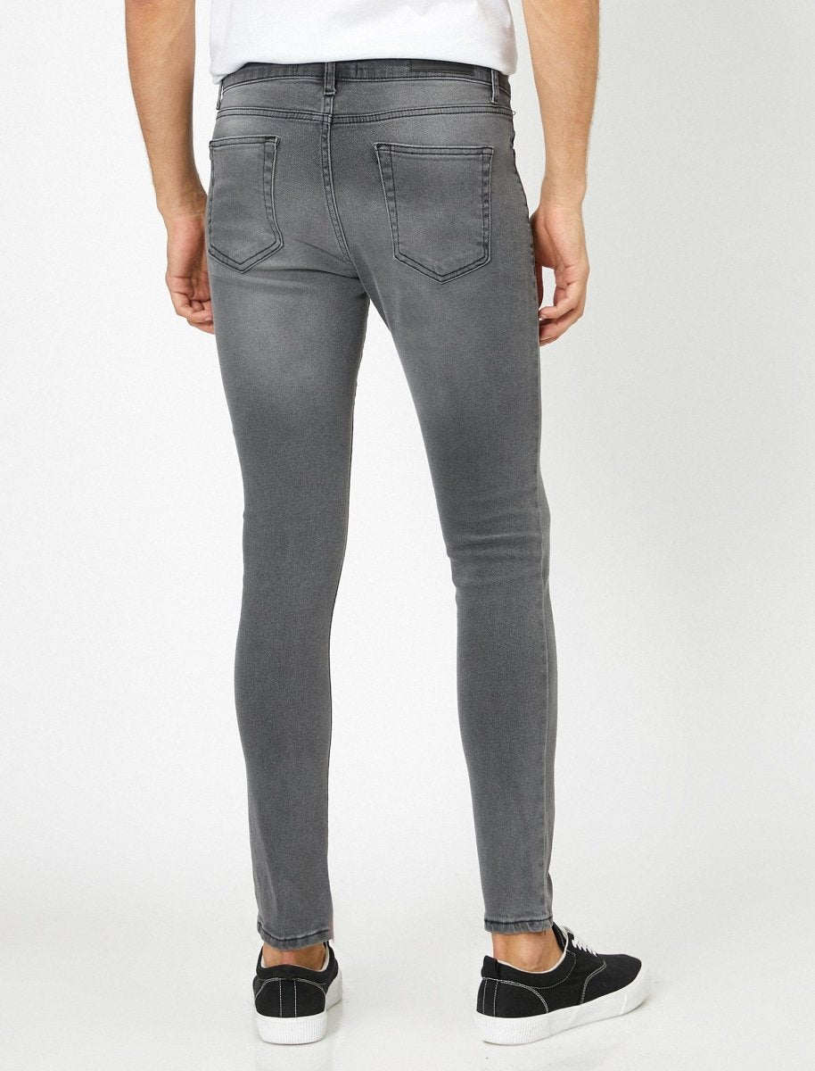 Slim-Fit Michael Jeans in Gray Wash - Usolo Outfitters-KOTON