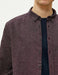 Slim Fit Oxford Flannel in Merlot - Usolo Outfitters-KOTON
