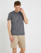 Slub Stripe Basic T-Shirt in Navy - Usolo Outfitters-KOTON