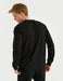 Solid Crew Neck Sweatshirt in Black - Usolo Outfitters-KOTON