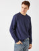 Solid Crew Neck Sweatshirt in Navy - Usolo Outfitters-KOTON