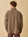 Solid Flannel Overshirt Shacket in Mink - Usolo Outfitters-KOTON