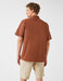 Solid Twill SS Shirt Untucked in Mink - Usolo Outfitters-KOTON