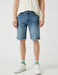Stretch Denim Shorts in Blue Wash - Usolo Outfitters-KOTON