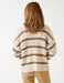 Striped Turtleneck Sweater in Brown - Usolo Outfitters-KOTON