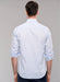 Chemise texturée à col dissimulé en bleu clair - Usolo Outfitters-PEOPLE BY FABRIKA