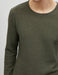 Textured Crew Neck Sweater in Olive - Usolo Outfitters-KOTON