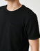Textured Pique Tshirt in Black - Usolo Outfitters-KOTON