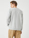 Textured Relaxed Sweatshirt in Grey - Usolo Outfitters-KOTON