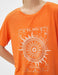 The Sun Boyfriend Tshirt in Orange - Usolo Outfitters-KOTON