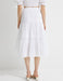Tiered Midi Skirt in White - Usolo Outfitters-KOTON