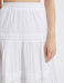 Tiered Midi Skirt in White - Usolo Outfitters-KOTON