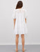 Mini robe à volants en blanc - Usolo Outfitters-KOTON
