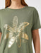 Tropical Glitter Graphic in Green - Usolo Outfitters-KOTON