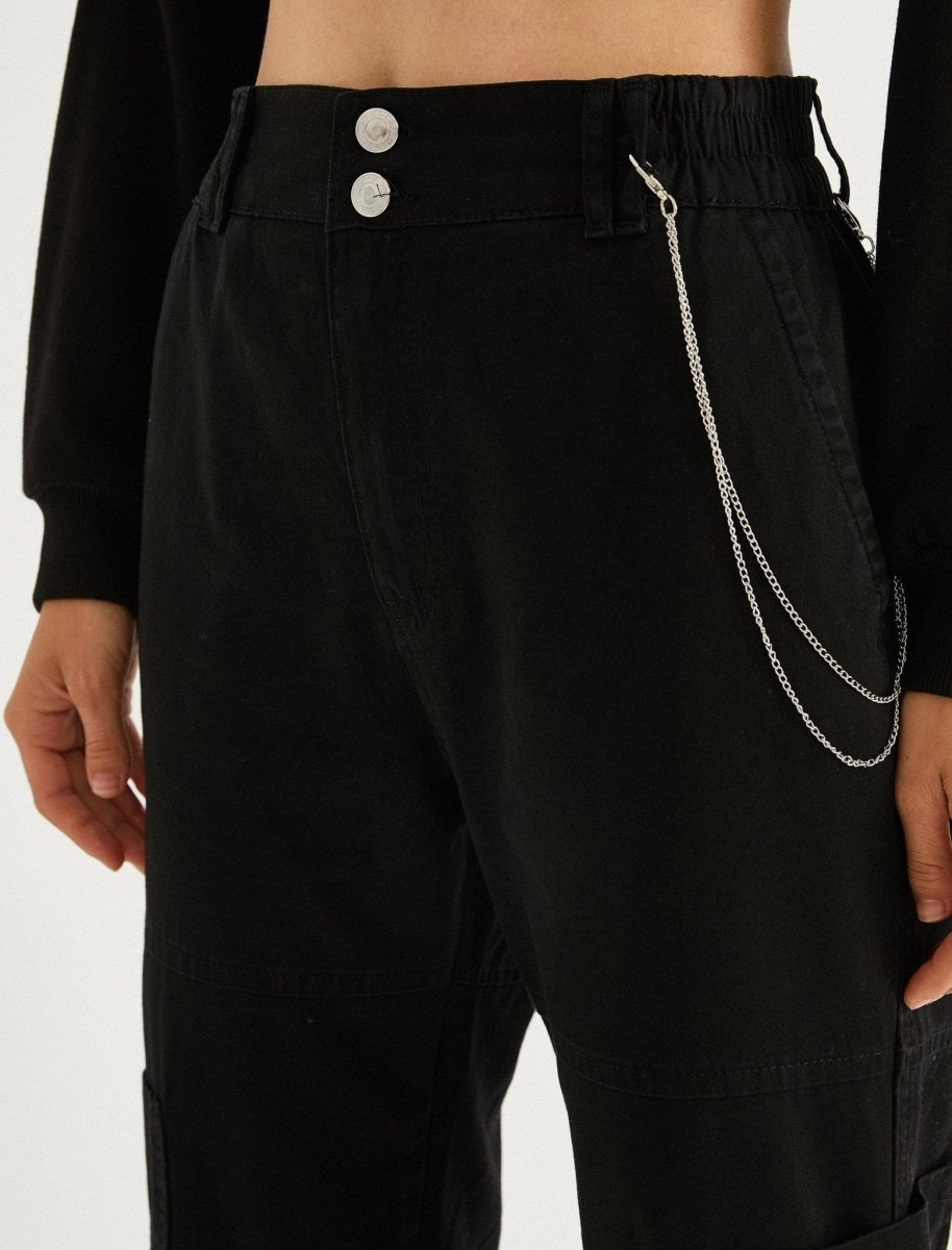 Twill Jogger in Black - Usolo Outfitters-KOTON