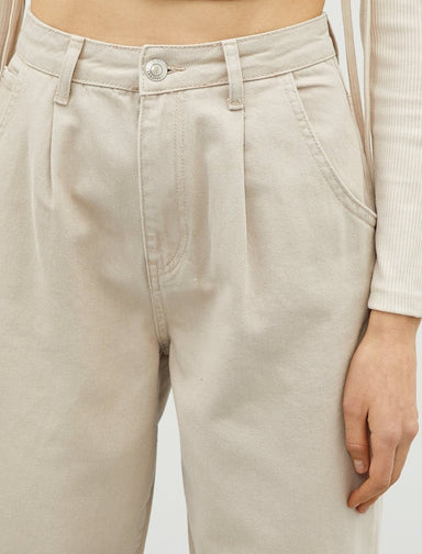 Twill Jogger Pants in Dune - Usolo Outfitters-KOTON