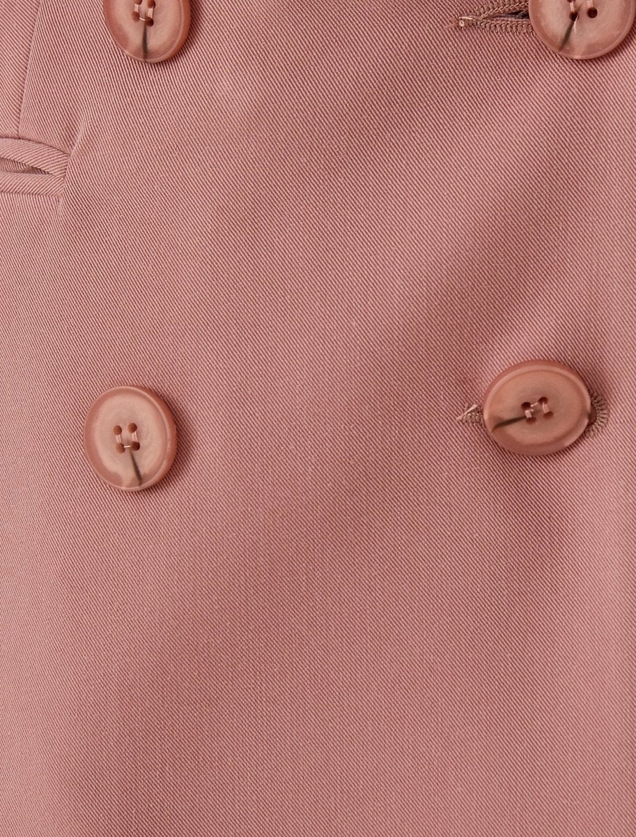 Blazer croisé à deux boutons en rose - Usolo Outfitters-KOTON