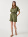 Utility Linen Romper in Olive - Usolo Outfitters-KOTON