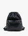 Vegan Drawstring Backpack in Black - Usolo Outfitters-KOTON
