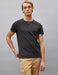 Waffle Henley SS Tshirt in Anthracite - Usolo Outfitters-KOTON
