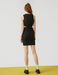 Waist Cut Out Mini Bodycon Dress in Black - Usolo Outfitters-KOTON