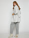 Wrap Coat with Belt in Grey - Usolo Outfitters-KOTON