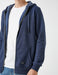 Sweat à capuche zippé bleu - Usolo Outfitters-KOTON