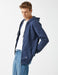 Sweat à capuche zippé bleu - Usolo Outfitters-KOTON